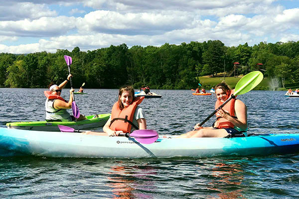 fat camp canoeing